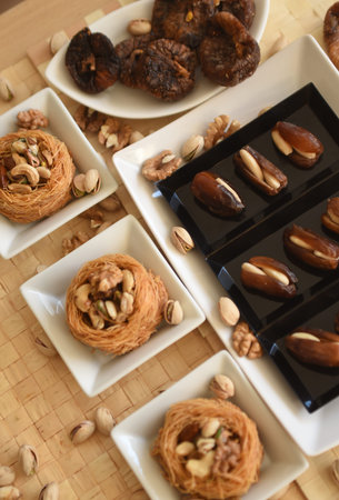 Oriental sweetsの写真素材