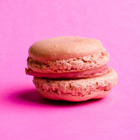 Macarons, color, sweet, biscuit, food, sweet, pink, pink, minimalismの写真素材