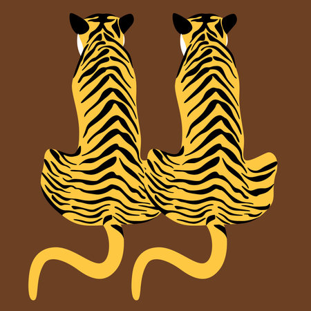 Two tigers
