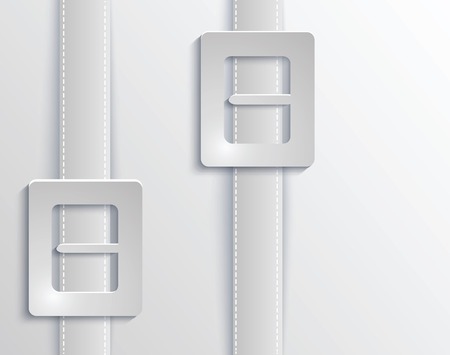 Vector belts with buckles background for coverのイラスト素材
