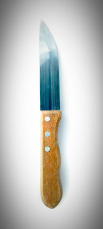 butcher knife isolated on a white background