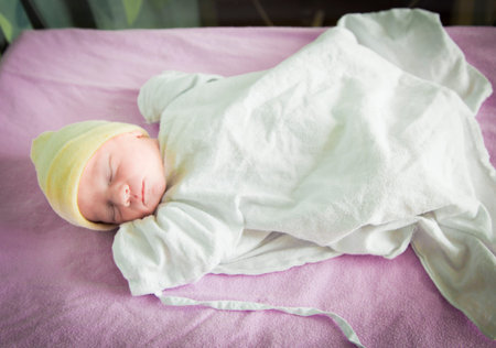 Newborn baby sleeping
