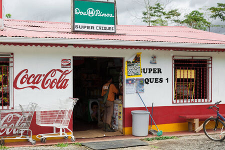Facade of a department store, Costa Rica 2011-05-07 12:57:50 PMのeditorial素材