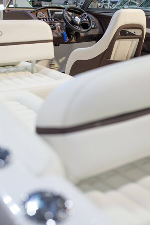 Interiors of a yachtの写真素材