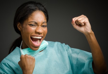 Model isolated cheerfulの写真素材