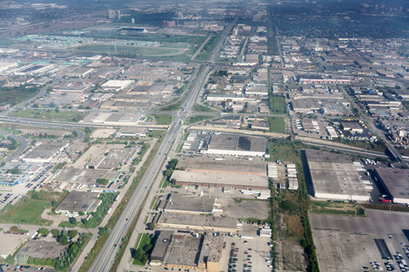 Aerial view of cityscape, Costa Ricaの写真素材