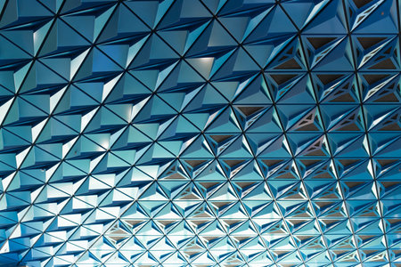 Full frame of a modern building
