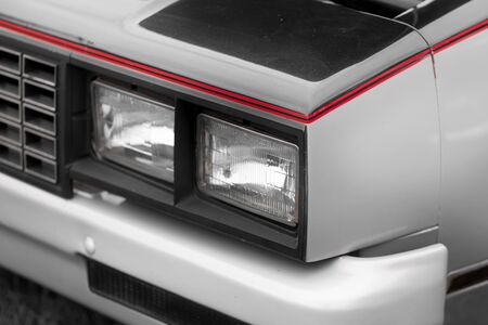 Antique, Bumper, Car, Close-up, Collector's Car, Colour Image, Day, Differential Focus, Elegance, Headlight, Horizontal, Land Vehicle, Lighting Equipment, Luxury, Metal, Mode Of Transport, Motor Vehicle, No People, Nostalgia, Old, Old-fashioned, Outdoors,の写真素材