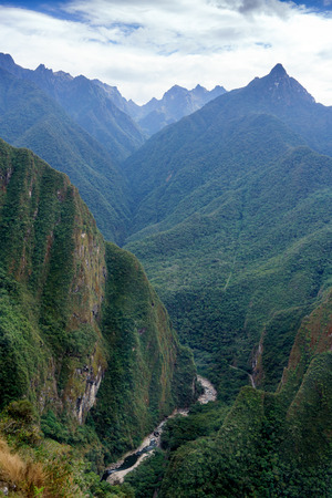 Tourism, Mt Huayna Picchu, Cusco Region, Urubamba Province, Aguas Calientes - Machupicchu District, Peru, Travel, Travel Destinations, UNESCO World Heritage Site, Urubamba Valley, Machu Picchu, Beauty In Nature, Dawn, International Landmark, Mountain, Mouの写真素材
