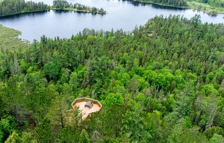 contryside ontario canada nature point of view belvedereの写真素材