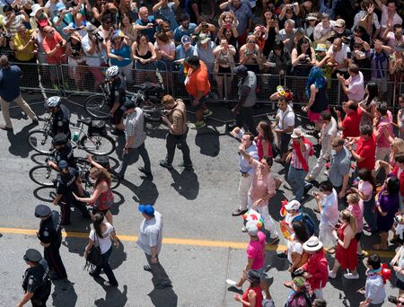 gay pride toronto 2016 john tory and justin trudeauのeditorial素材