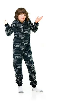 model isolated white background uncertained puzzled confusedの写真素材