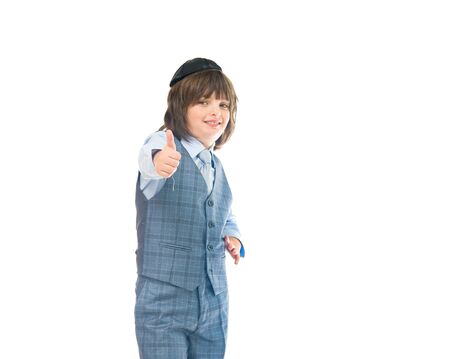 model isolated white background thumbs up posivityの写真素材