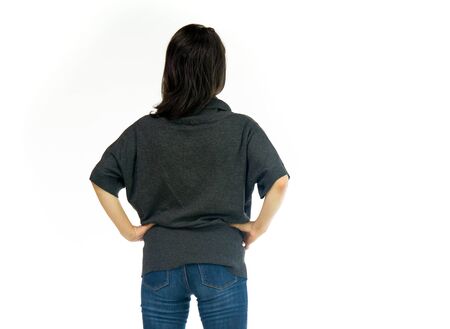 female woman model isolated white background