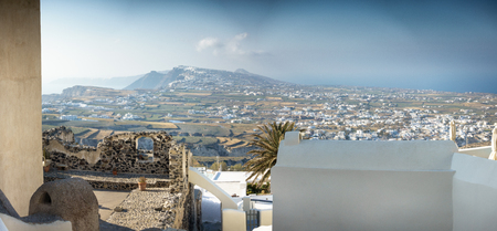 Oia town; Santorini; Greeceの写真素材