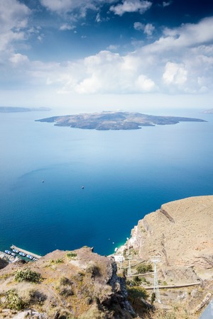 Santorini island; Greeceの写真素材