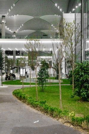 Entrance of Istanbul Airportのeditorial素材