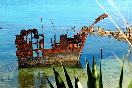 Bermuda Ship Wreckの写真素材