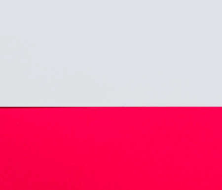 the flag of Poland made with cardboardの写真素材