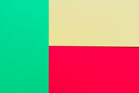 the flag of Benin made with cardboardの写真素材