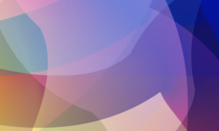 Abstract background blue light colorful wave futuristic design organic flowの写真素材