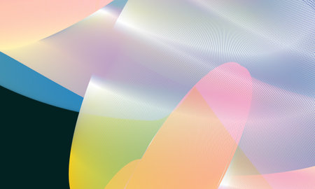 Abstract background blue light colorful wave futuristic design organic flow