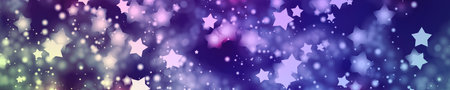 Christmas holidays, Merry Christmas, star shines, snow flakes Christmas balls blur stars blurry snow...