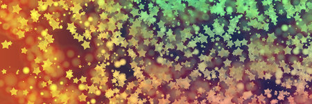 Christmas holidays, Merry Christmas, star shines, snow flakes Christmas balls blur stars blurry snow flakesの写真素材