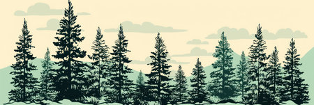 Christmas tree is with gifts, large Christmas tree, lights of Christmas tree in the room Christmas decorationの素材