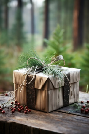 christmas presents, gifts box, christmas box golden bow, christmas backgroundの素材