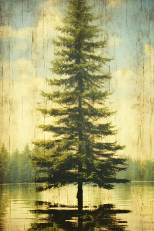 christmas trees, tree light, christmas tree stars, golden lights, christmas backgroundの素材