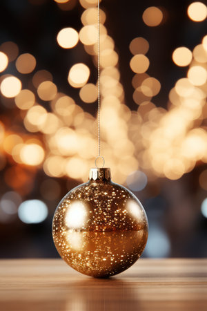 Christmas balls, golden balls. lights, christmas ornaments, balls, golden ornaments, christmas backgroundの素材