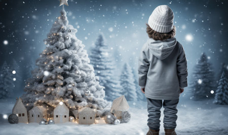 christmas persone, children, kid, red golden clouth, red hat, christmas girls, christmas peopleの素材