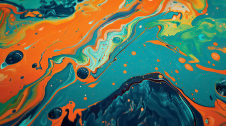 abstract marbling art patterns as background, closeup of photoの素材