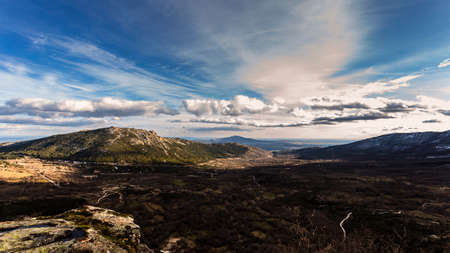 Mountain landscape  Spain-Madridの写真素材