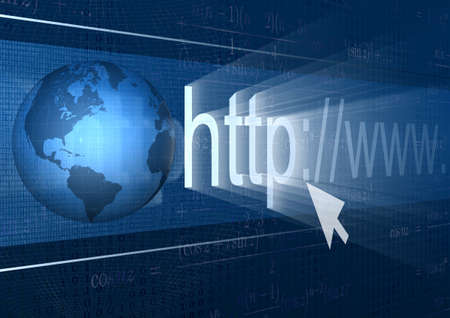 abstract background browser address world wide webの写真素材