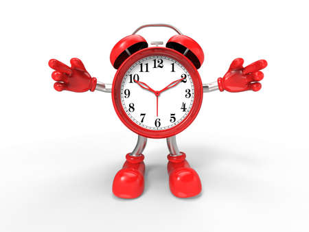 character alarm clock, の写真素材