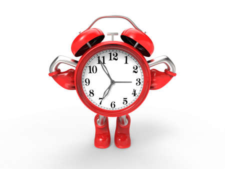 character alarm clock, の写真素材