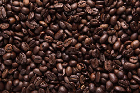 Background with coffee beans.の写真素材
