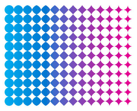 Vector Background Inspired in Halftone Offset Pattern