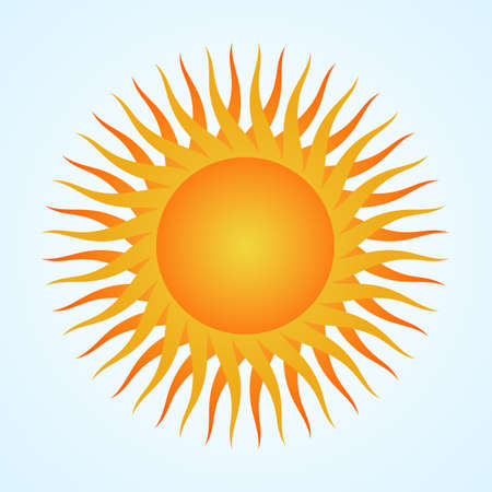 Illustration of Abstract Sunのイラスト素材