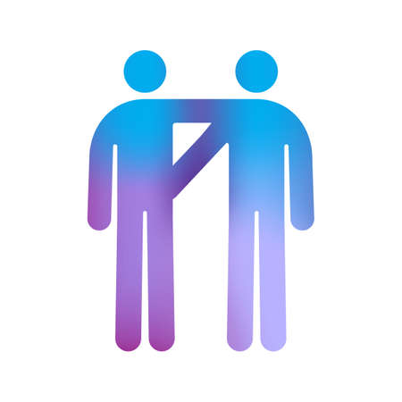 Pictogram of Male Gay Coupleのイラスト素材