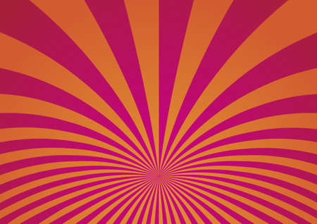 Abstract Curved Stripes Background - Vector Illustrationのイラスト素材