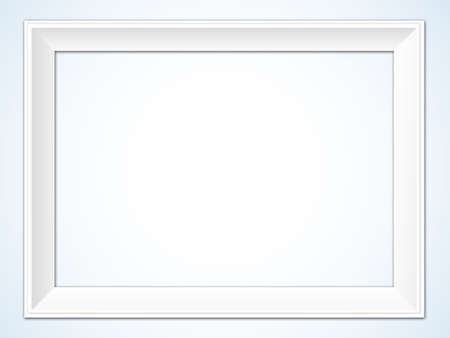 White Picture Frameのイラスト素材