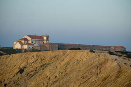 church near the seaの写真素材