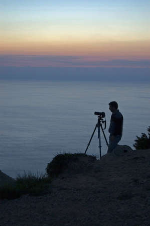 behind the cameraの写真素材