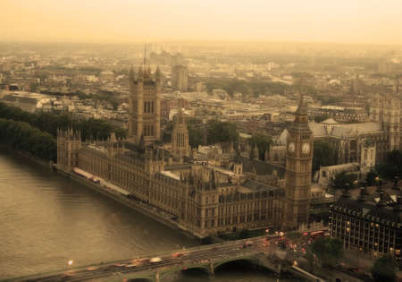 big ben sepiaの写真素材