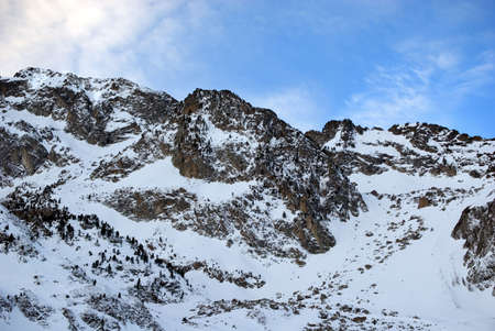 close ups of mountain peaksの写真素材