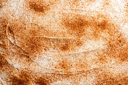 Banana pie with cream and dulce de leche.