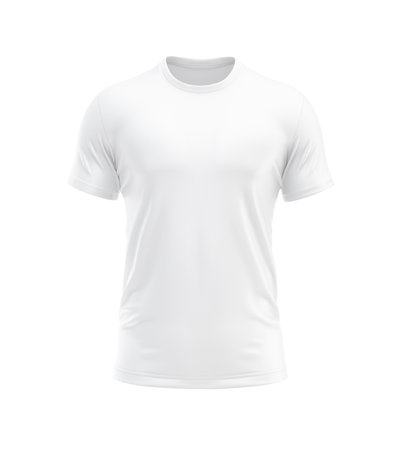 Raglan t-shirt blank template isolated on a white backgroundの写真素材